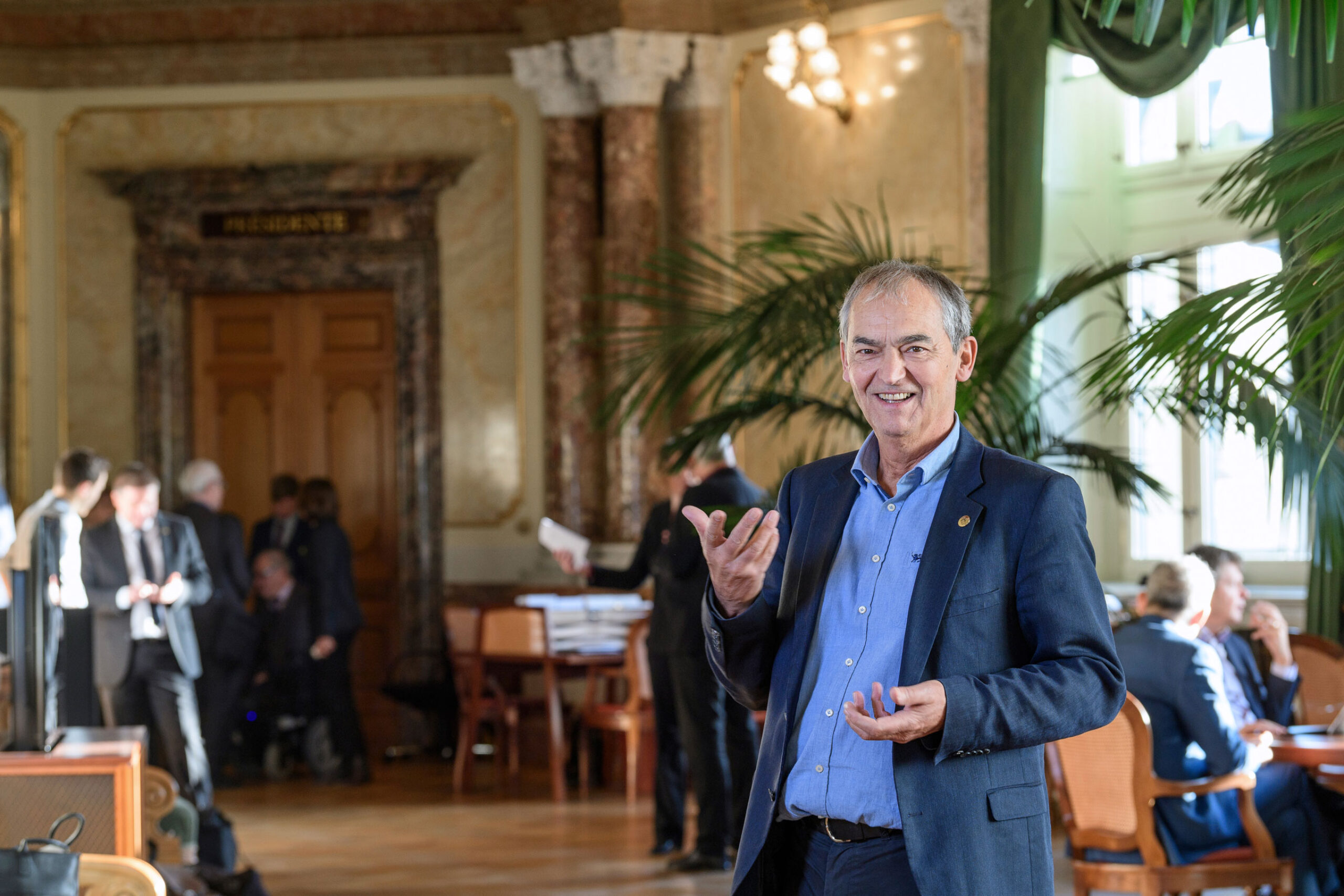 Kurt Egger Nationalrat im Bundeshaus